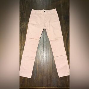 Topman Men’s Light Pink Straight-Leg Pants